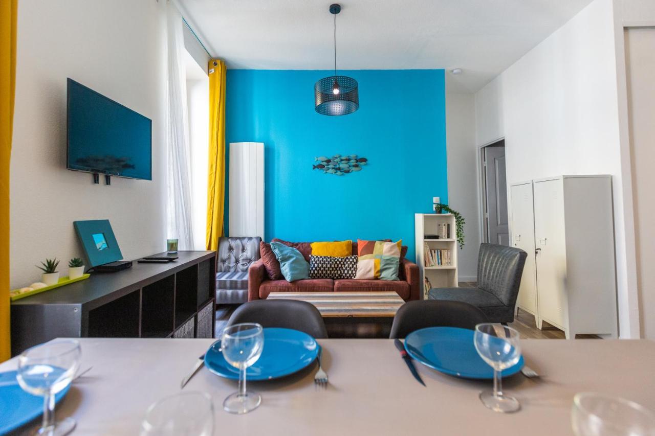 Appartement Bleu Caraibes T4 Proche Gare Et Vieux Port Marseille Exterior photo